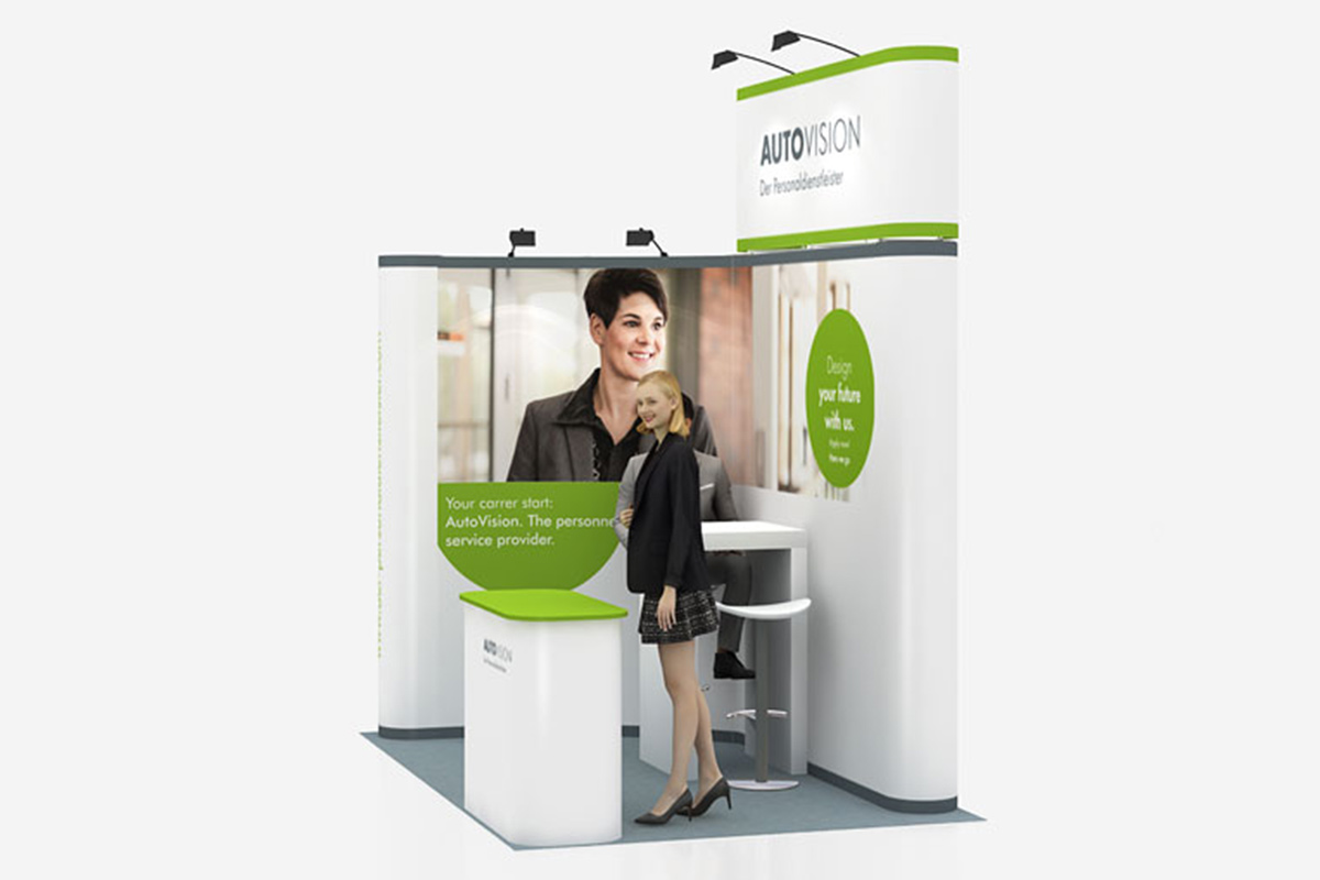 3x2m Eckstand - Messestand 022