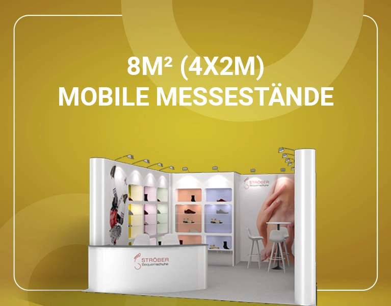 4x2 Mobiler Messestand 8 m2